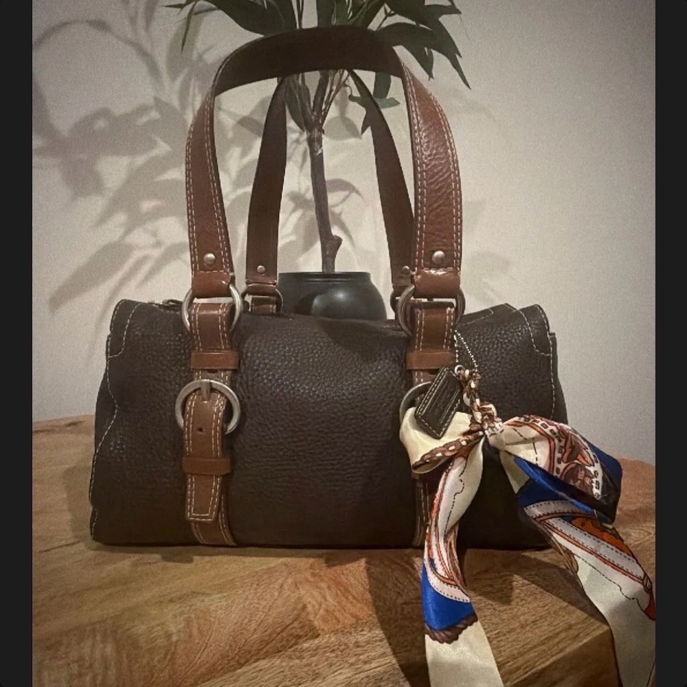 Coach Vintage Brown Leather Satchel - Picture 6 of 6